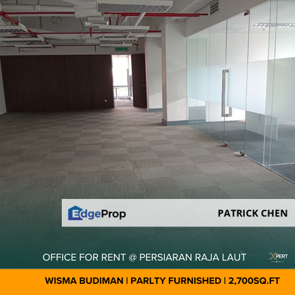 Partly Fitted Office for Rent @ Wisma Budiman, KL City, Kuala Lumpur  , Kuala Lumpur, KL City