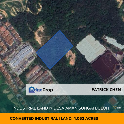 4 acres Industrial Land For Sales @ Kawasan Industri Desa Aman, Sungai Buloh, Selangor, Selangor, Sungai Buloh