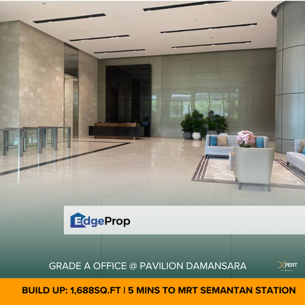 RM4.80psf - Grade A Office @ Pavilion Damansara Height, Pusat Bandar Damansara, Kuala Lumpur, Kuala Lumpur, Damansara Heights