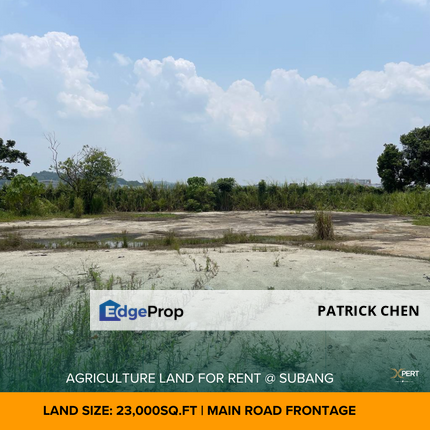 23,000sq.ft Agriculture Land for Rent @ Subang Perdana, Shah Alam, Selangor, Selangor, Shah Alam