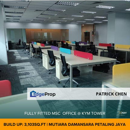 Fully Furnished MSC Office @ KYM Tower, Mutiara Damansara, Selangor, Selangor, Mutiara Damansara