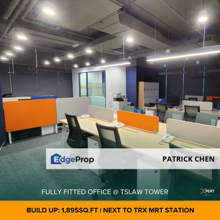TRX Grade A Imbi Office for Rent @ TSLAW Tower, Jalan Kemuning, KL City, Kuala Lumpur, Kuala Lumpur, KL City