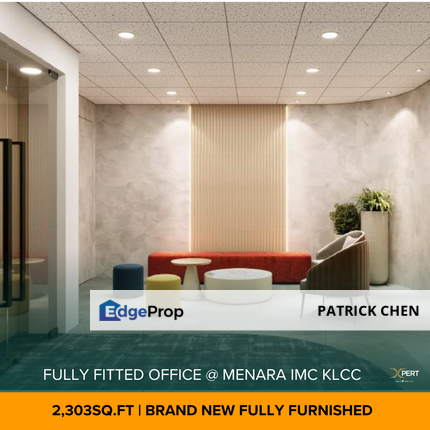 KLCC Fully Fitted office for Rent @ Menara IMC, KL City Centre, Kula Lumpur , Kuala Lumpur, KLCC