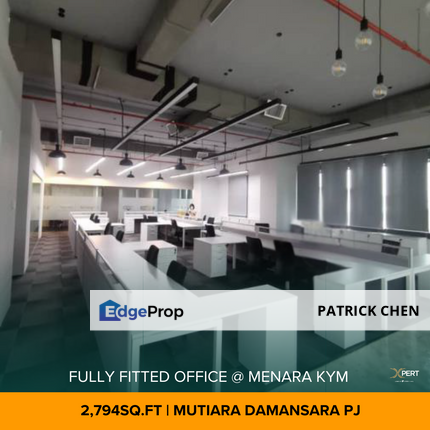Fully Fitted Office @ KYM Tower, Mutiara Damansara, Selangor, Selangor, Mutiara Damansara