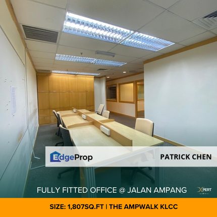 KLCC Fully Fitted Office for rent @ The Ampwalk, Jalan Ampang, Kuala Lumpur , Kuala Lumpur, Ampang