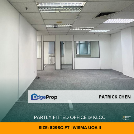KLCC Partly Fitted Office for rent @ Wisma UOA II, KL City Centre, Kuala Lumpur, Kuala Lumpur, KLCC