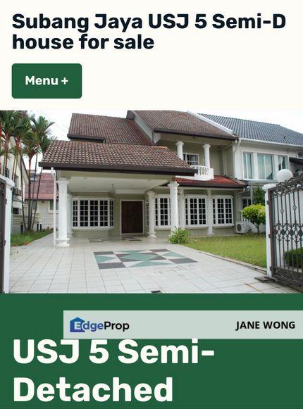 USJ 5 SUBANG JAYA 2-STOREY SEMI-D HOUSE FOR SALE , Selangor, USJ