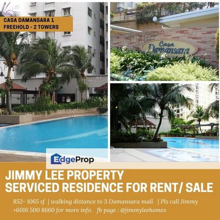 Pj - SS2 - Casa Damansara Condo 3 Bed 2 Barh - Next to 3 damansara Mall & 15 min to TTDI MRT, Selangor, Petaling Jaya