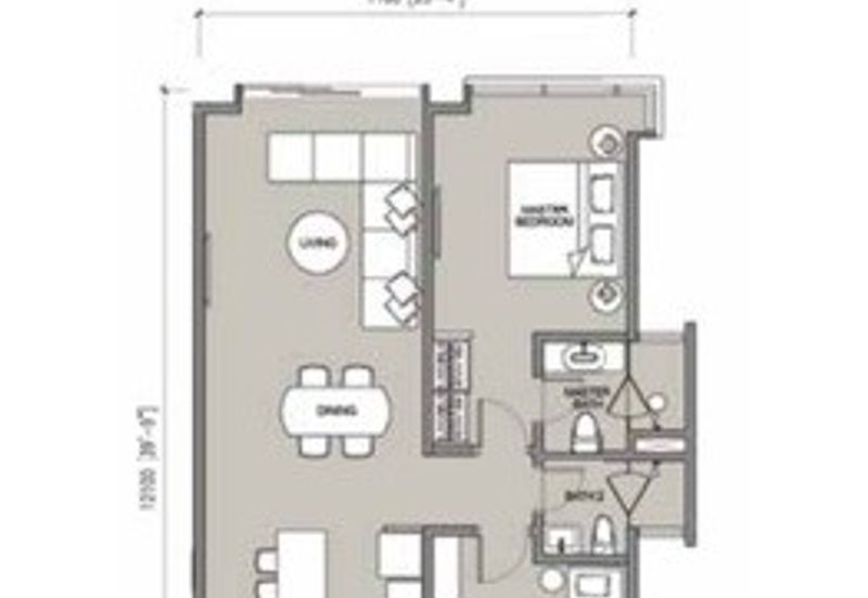 KLCC - TRX Finance District- Horizon Residence 2 Bed 2 Bath for Sale - Near to MRT & TRX Mall