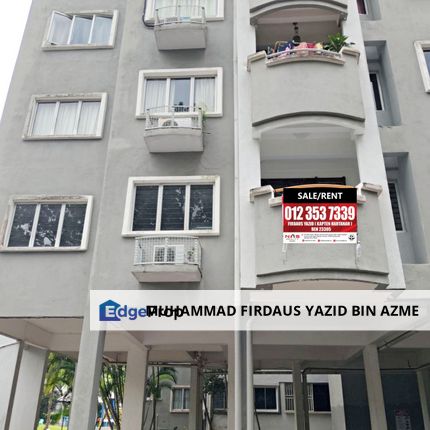 LEVEL 1 | CORNER UNIT |  Sri Permata Kondominium, Seksyen 9, Shah Alam, Selangor, Shah Alam