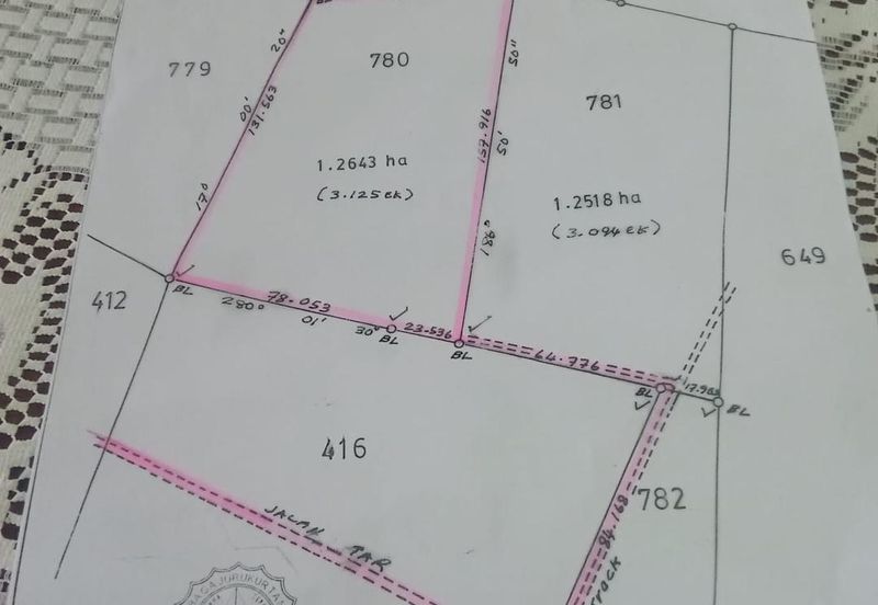 Non Bumi Lot Freehold Kampung Sentosa, Batang Kali 6.8 Ekar