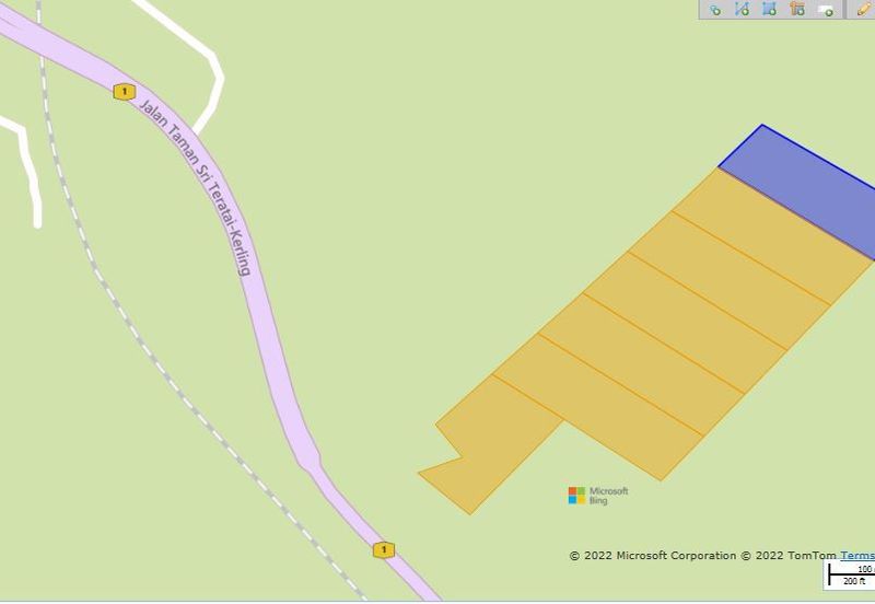 35 Acre Freehold Non Bumi Kerling Facing Main Road  KL-Tanjung Malim