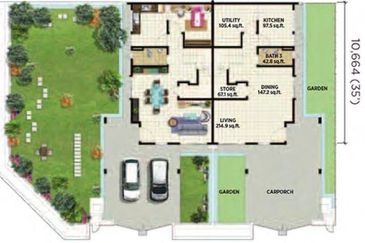 2 Storey Semi D Cluster Type A Bayu Suria Bandar Puncak Alam 30 x55
