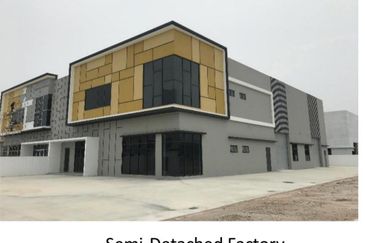 Brand New Semi-D Factory for Sale in Booming Area