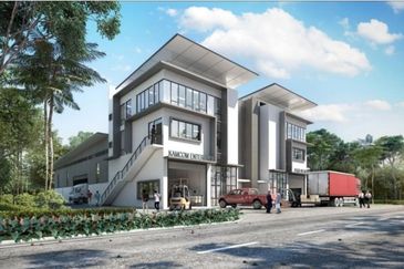 Brand New 3-Storey Semi-D Factory For Sale