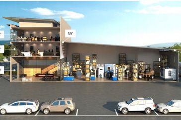 Brand New 3-Storey Semi-D Factory For Sale