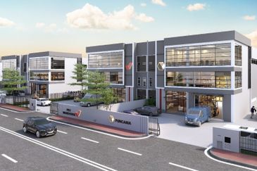 Freehold Semi-D Factory with Direct Interchange