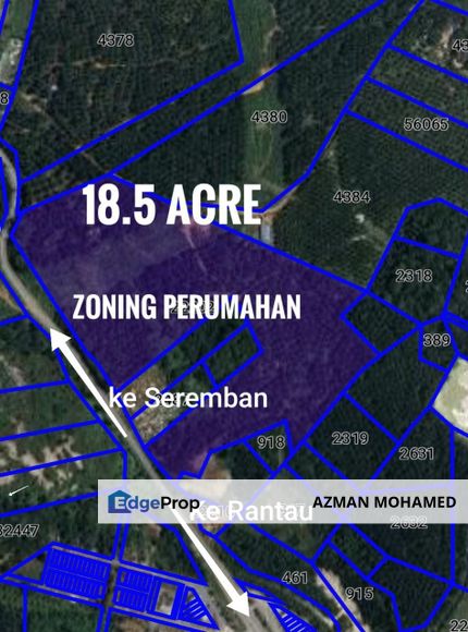 FACING MAIN ROAD RESIDENTIAL ZONING near Taman Mutiara Rantau, Negeri Sembilan, Rantau