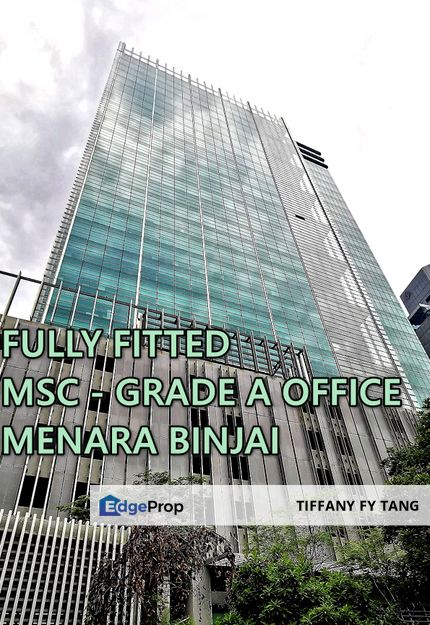 Menara Binjai, MSC, GBI & Green Mark Gold Certified, Fitted Office- 5600 sft , next to LRT, Kuala Lumpur, KLCC