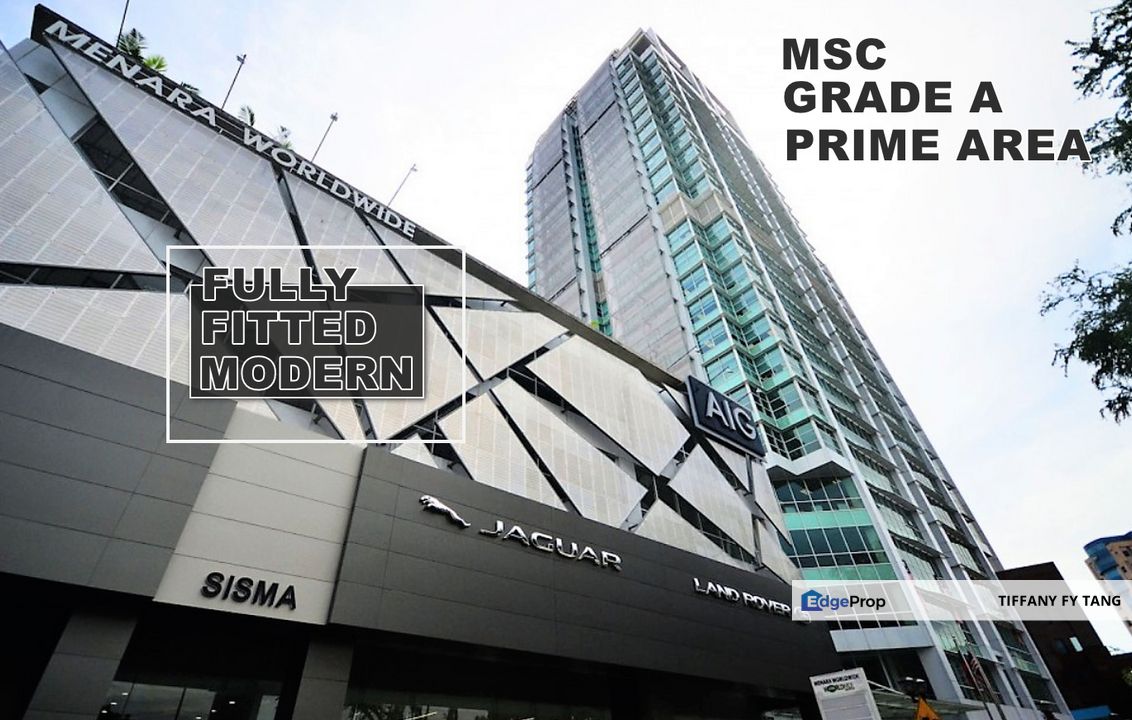Menara Worldwide MSC Fitted Office B. Bintang KL, Kuala Lumpur, Bukit Bintang