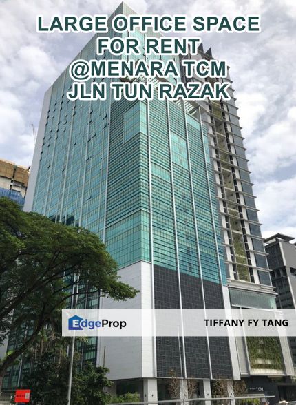 SUSTAINABLE BUILDING - GBI & LEED GOLD @MENARA TCM (FULL FLOOR AVAILABLE), Kuala Lumpur, KLCC