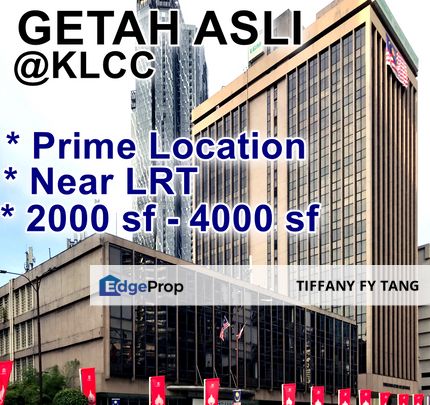 Getah Asli KLCC Office for Rent @Jln Ampang , Kuala Lumpur, KLCC