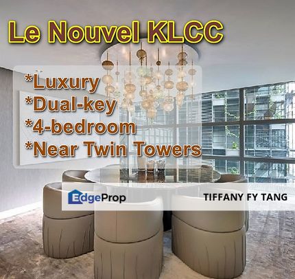 Dual- Key 4-BR Premium Le Nouvel KLCC (Furnished), Kuala Lumpur, KL City