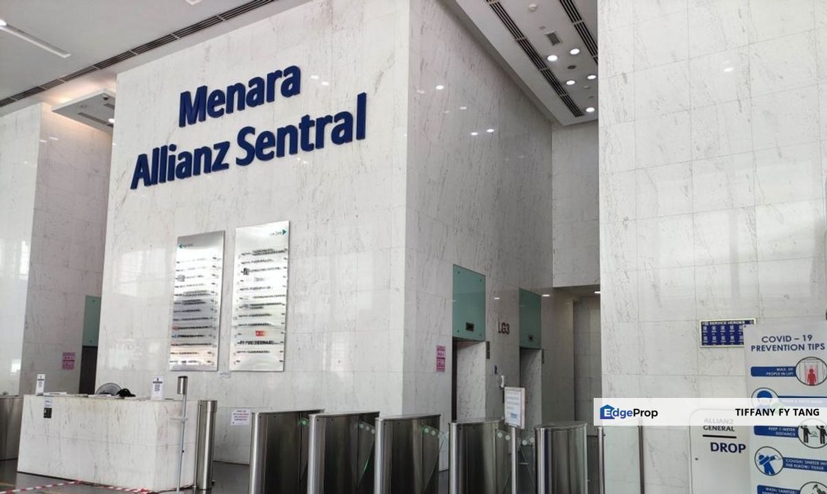 MENARA ALLIANZ, GRADE A, KL SENTRAL FOR RENT, Kuala Lumpur, KL Sentral
