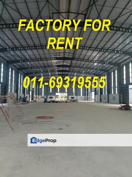Kapar Sungai Kapar Indah FACTORY FOR RENT Specialist Area with many unit available, Selangor, Klang