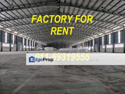 Kapar Sungai Kapar Indah FACTORY FOR RENT Specialist Area with many unit available, Selangor, Klang