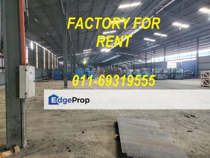 Meru FACTORY FOR RENT Specialist Area with many unit available, Selangor, Klang