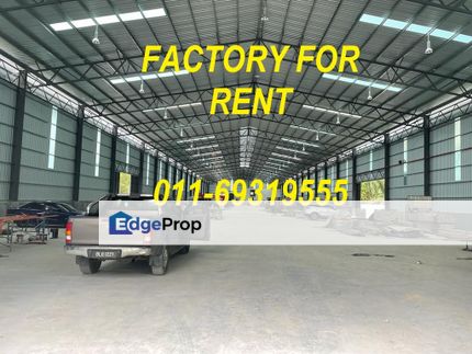 Jenjarom FACTORY FOR RENT Specialist Area with many unit available, Selangor, Jenjarom