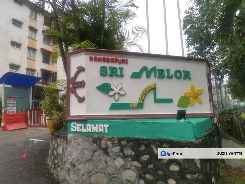 [TERMURAH TINGKAT BAWAH] Ground Floor Sri Melor Apartment Near to Zoo Negara, Taman Melawati, KLCC, KPJ Ampang Puteri, Setiawangsa, Wangsa Maju dll, Selangor, Ulu Kelang