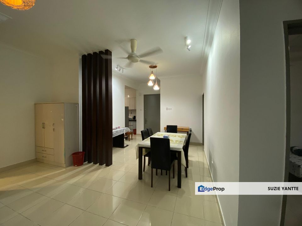 For RENT Untuk DISEWA_CHEAPEST FULLY FURNISHED 4 ROOMS 2 CAR PARK PV8 @ PV 8 PLATINUM HILL CONDO Melati Utama KL_Fantastic View TARUC IIUM UIA UNIKL, Kuala Lumpur, Setapak