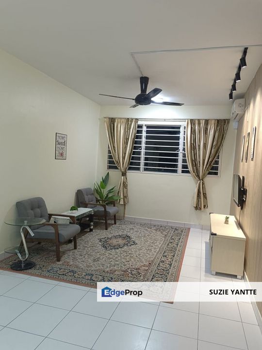 [CHEAPEST FULLY FURNISHED WITH 2 PARKING LOTS] AMARA BOULEVARD & SERVICE RESIDENCE NEAR TO KTM BATU CAVES, MRR2, DUKE, JALAN KUCHING, KARAK, KL CITY , Selangor, Batu Caves 
