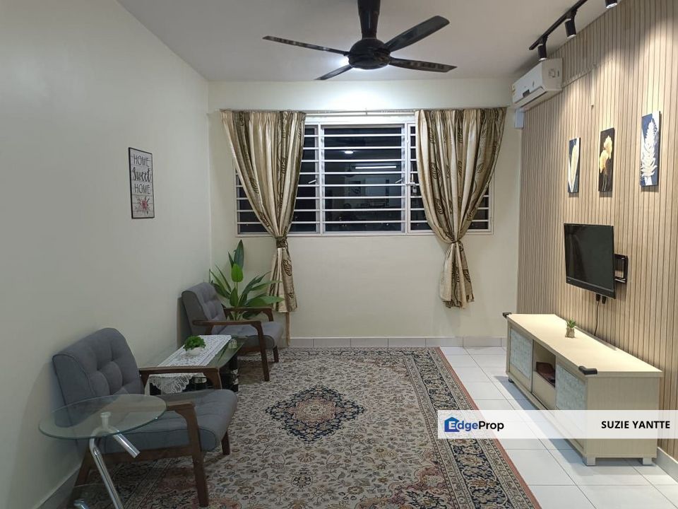 [CHEAPEST FULLY FURNISHED WITH 2 PARKING LOTS] AMARA BOULEVARD & SERVICE RESIDENCE NEAR TO KTM BATU CAVES, MRR2, DUKE, JALAN KUCHING, KARAK, KL CITY , Selangor, Batu Caves 