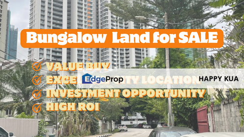 Bungalow land for sale in KL City, very near Pavilion KL, KLCC, Kuala Lumpur, Keramat