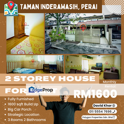 2 Storey Terrace House @ Taman Inderawasih, Penang, Seberang Perai