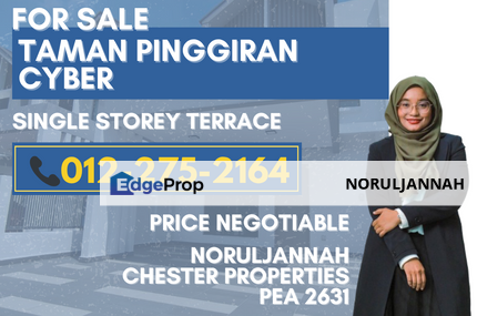 Taman Pinggiran Cyber, Cyberjaya, Selangor SINGLE STOREY TERRACE, TAMAN PINGGIRAN CYBER, CYBERJAYA, Selangor, Cyberjaya