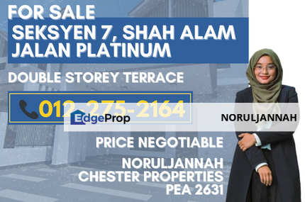 Seksyen 7, Shah Alam, Selangor Facing Open For sale, Selangor, Shah Alam