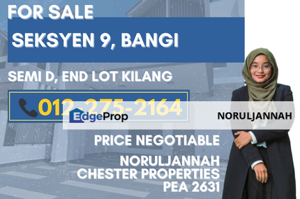 Bandar Baru Bangi, Bangi, Selangor Semi Detached End Lot 1.5 Storey, Selangor, Bangi