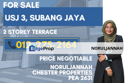 USJ 3, Subang Jaya, Selangor 1.5 Storey Terrace USJ 3 Subang Jaya, Selangor, Subang Jaya