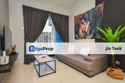 Sky Habitat Walking Distance To Ciq Fully Furnished Have Balcony, Johor, Johor Bahru