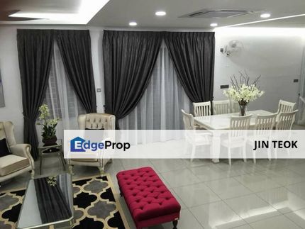Taman Pelangi Indah Double Storey Terrace House End Lot With Extra Land Freehold for Sale, Johor, Ulu Tiram
