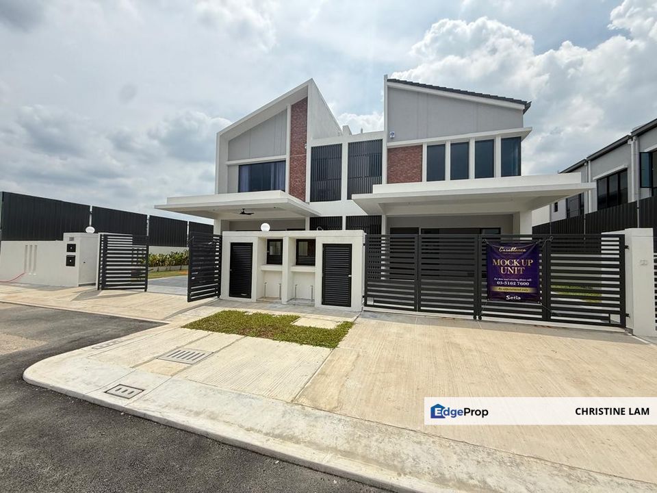 Casablanca 4 Alam Impian 2 Storey Cluster Semi-D House For Sale, Selangor, Shah Alam