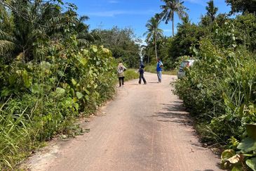 Tanah Pertanian tepi jalan kg, di Batu Kikir, N9