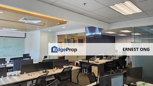 Biggest & Fitted Strata Office  (1,455 sqft) for Sale in KL Eco City, Kuala Lumpur, Bangsar