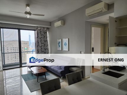 For Rent in Vogue Suites One, High Floor KLCC View 2 Beds 2 Baths Unit, Kuala Lumpur, Bangsar
