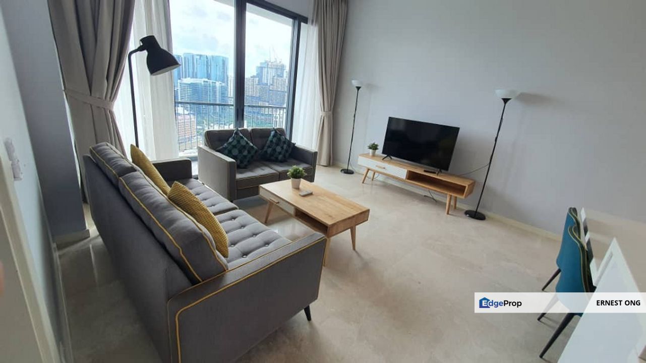 Vogue Suites One KL Eco City 1 Bedroom 1 Study Balcony Unit For RENT, Kuala Lumpur, Bangsar