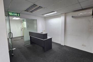 Fitted Shop Office For Rent in Riverwalk Rivercity Jalan Ipoh 4,400sf